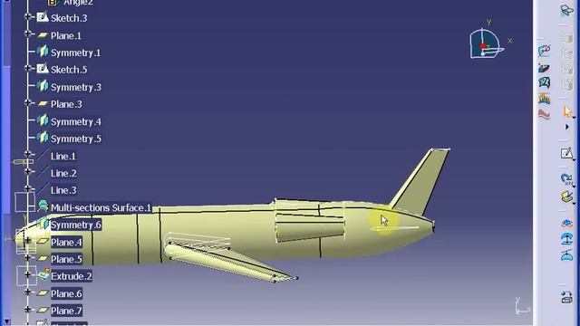 catia v5 | Aircraft surface design | must watch