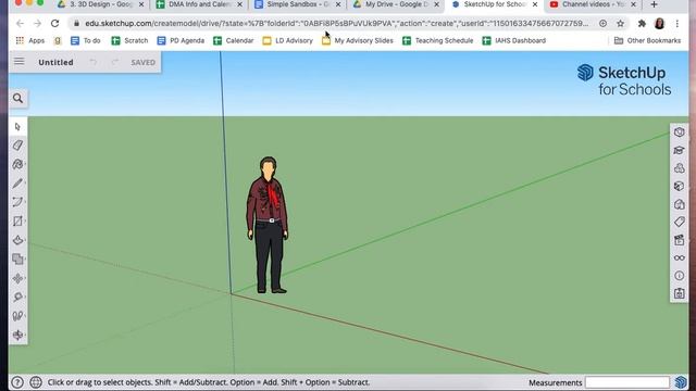 3D Design: Sketchup Simple Sandbox