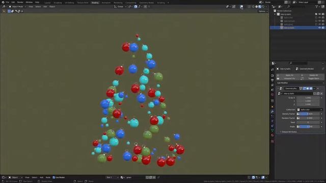 Blender Dynamic Asset - New Year Balls