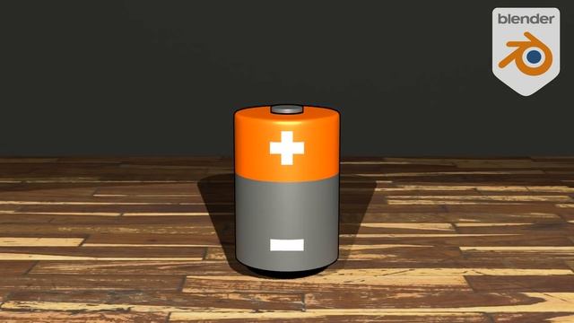 【Blender】Battery (from Blender Tutorial)