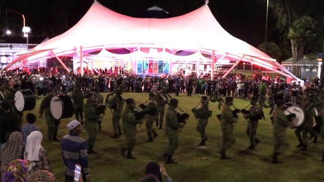 RBAF Tattoo band marches through JP