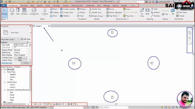 REVIT HINDI TUTORIAL - 02 | TEMPLETE CREATION  IN REVIT | LEVEL SETUP IN REVIT |By-Er.Yogesh Zala