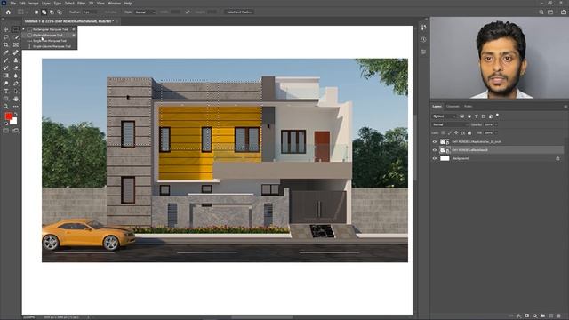 03- Basic Selection Tools In Photoshop | Photoshop For Architects in Hindi | Urdu