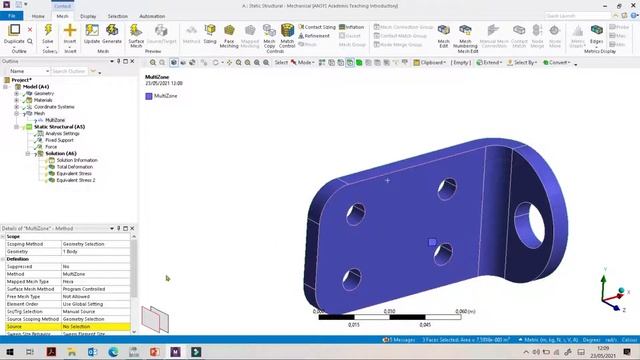 Lecc002 CONTROL DE MALLA EN ANSYS  (umh1795 2020-2021)