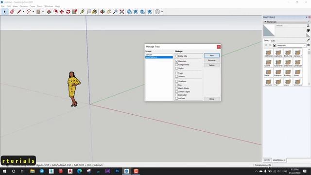 SKETCHUP TIPS & TRICKS | MANAGE TRAY UI