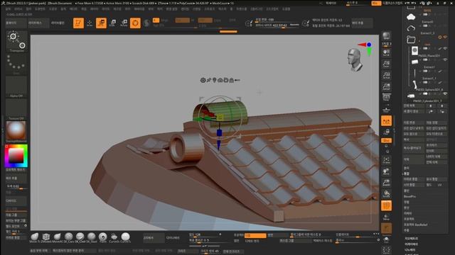 Demon Slayer Nezuko 3d sculptureing