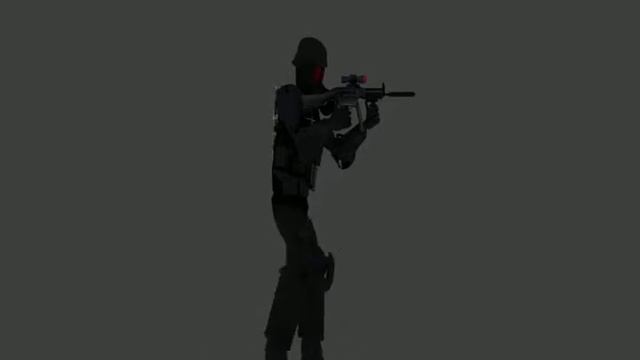 Tactical walk blender animation