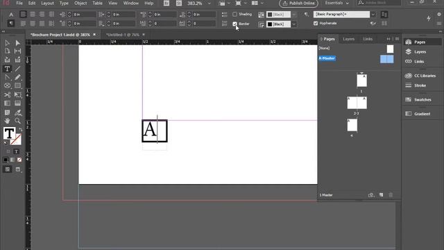 Inserting Page Numbers in InDesign