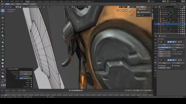 Tutorial: Learn to model a BADASS Stylized Sword in Blender 2.8 -Creating Highpoly- [Part 15]