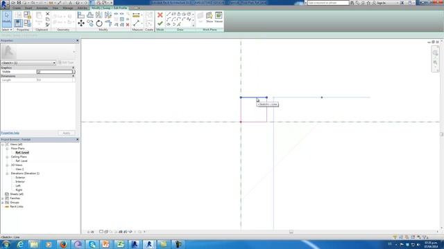 Revit 2015 Barrido en ventana