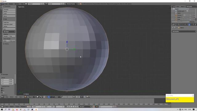 Blender 3D Tutorial - Basic Cloth & Collision Simulation