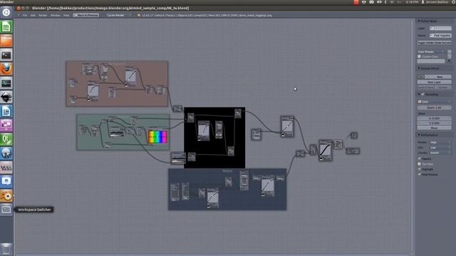 Blender Compositor Tile caching