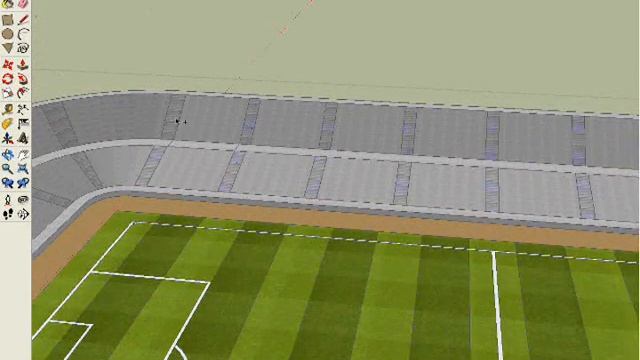 Tutorial stadium in Google Sketchup 7 or 8