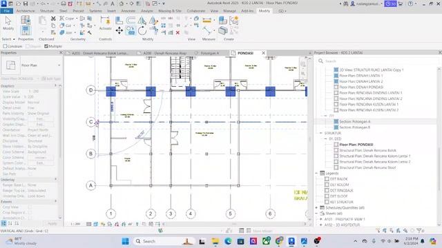 Project Membuat Gambar IMB Penginapan 2 Lantai di AUTODESK REVIT | PART 3 | BIMSCORP INDONESIA