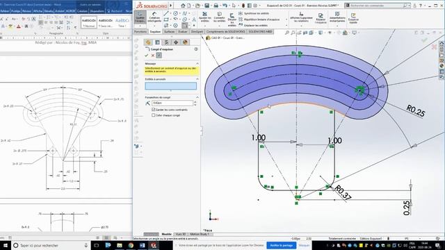 CAO 01   Cours 01   EX14   Solidworks