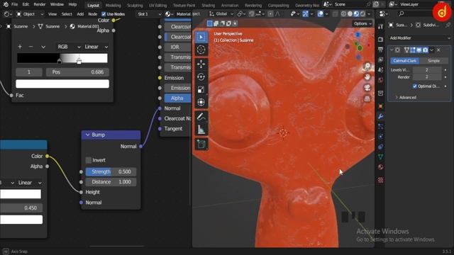 Procedural Worn Rubber Material in Blender | Rubber Material in blender