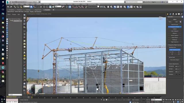 3DS max 2016 Perspective Match