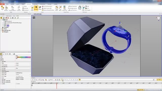 SOLIDWORKS Composer - Curved Path Animation