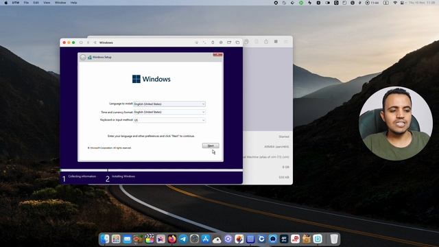 UTM 1 - ويندوز 11 بداخل نظام #ماك بطريقة مجانية 😍💻