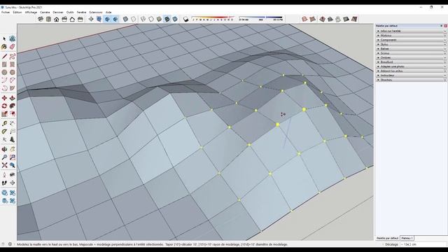Tuto Sketchup : Modeler un terrain avec l'outil Bac à sable