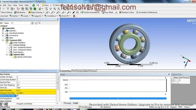 bearing analysis in ansys work bench