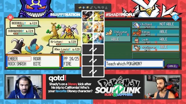 Pokémon Ruby & Sapphire Soul Link Randomized Nuzlocke w/ @TheKingNappy!! - Ep9 "MORE LUCKY GRASS!"