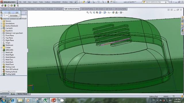 #1. Mold use 3D QuickMold ( Khay xà bông )