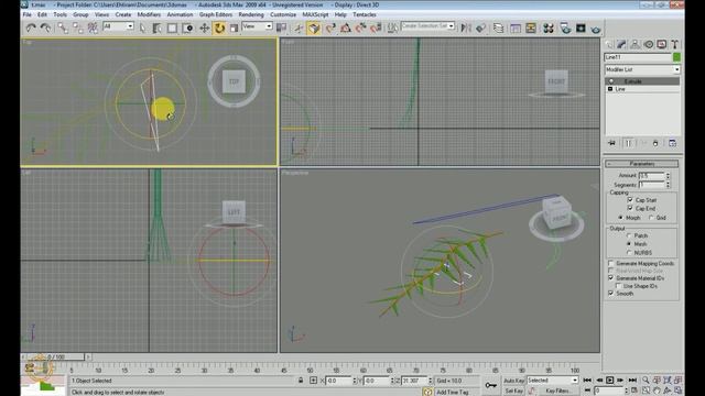 Make tree in 3ds max. / how to creat tree in the 3d max.( In One Video)