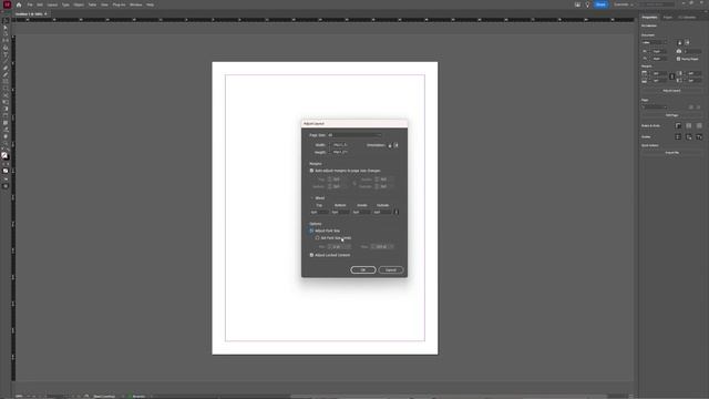 How to Adjust Document Layout (2 ways) [Adobe indesign]