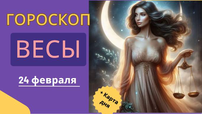 ♎ 24 февраля – Гороскоп на сегодня для Весов ⚖