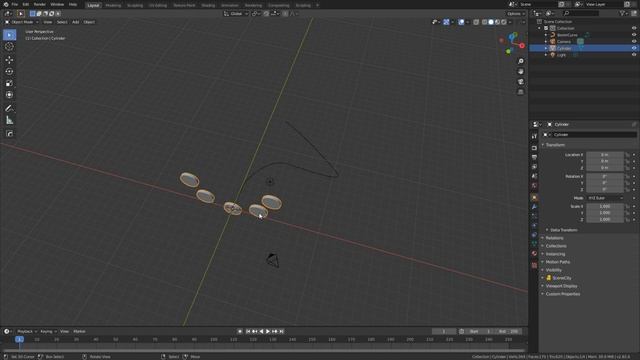 Blender 2.8 Make a Curve Array using Modifiers