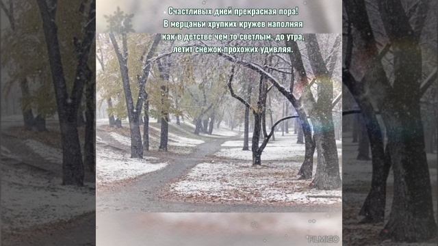 🌨️ ☃️ПЕРВЫЙ СНЕГ ❄️❄️❄️
#снег #видеостихи