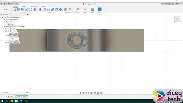 Book Page Holder - Fusion 360 - Part 2