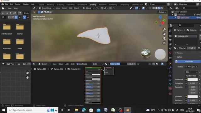 How to make samosa in blender | ഒരു മൂസ tutorial | samoosa in blender #new