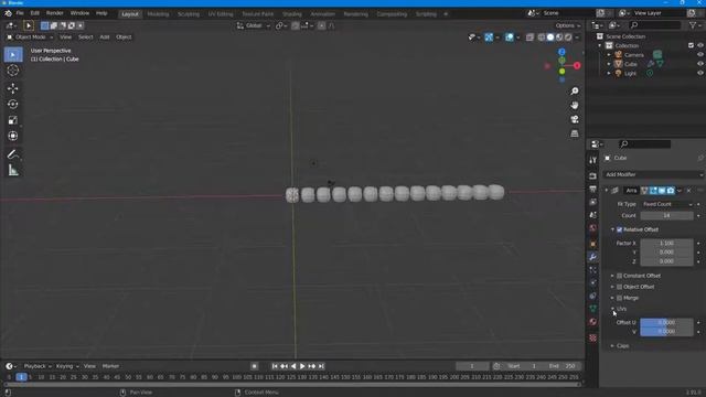 Blender Tutorial - Lesson 45 - Array Modifier