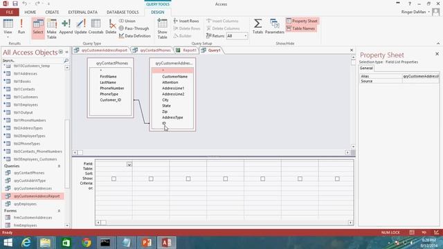 68. SQL Access Subqueries (Programming In Access 2013)