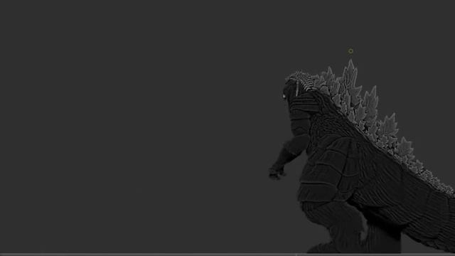 Godzilla ultima pose (zbrush preview)