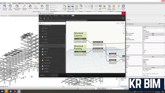 Structural Elements Painted By Level Revit Dynamo