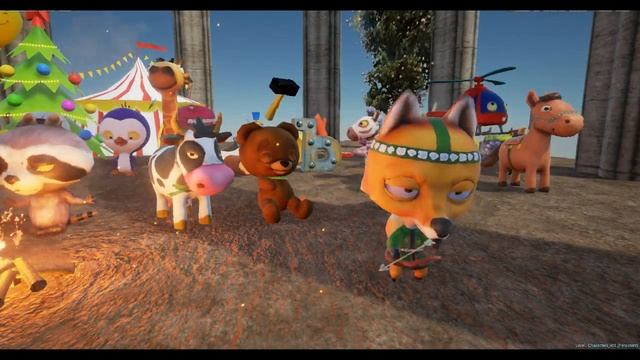 My 3D Animated Characters in Unreal Engine 4.