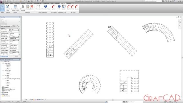 Revit Stair Numbering - Revit Merdiven Numaralandırma