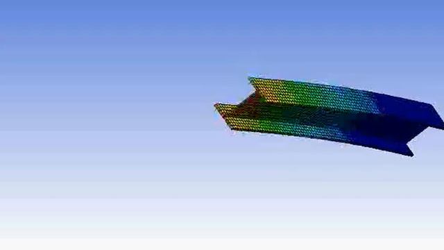 Ansys Ibeam modal buckling