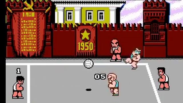 NES Прохождение [728] Nekketsu Koukou Dodgeball Bu (Japanese) (Part 1 of 2)