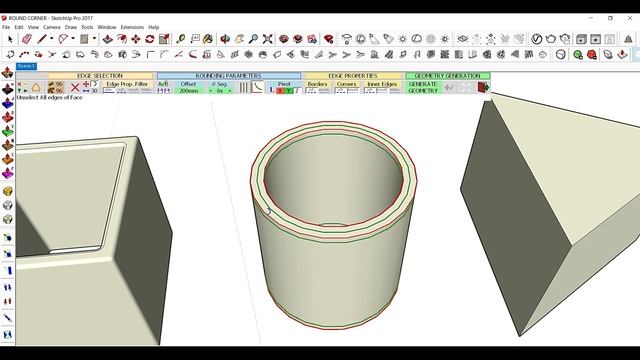 HOW TO USE  ROUND CORNER PLUGIN | SKETCHUP TUTORIAL FOR BEGINNERS