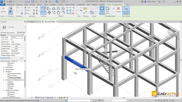 Yang Baru di Revit 2023: Adaptive Propagation untuk Rebar