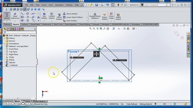 Rectangle to Rectangle Transition using Lofted-Bends in SW