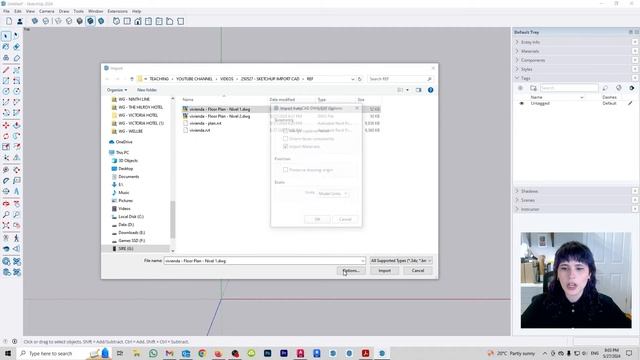 Sketchup - Importing CAD files into Sketchup