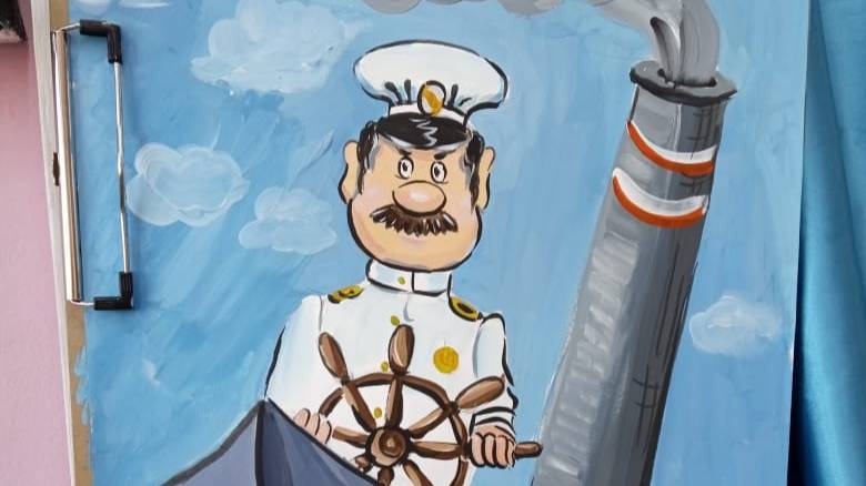 Рисунок капитана гуашью. Часть 2.