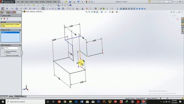 Solidworks tutorial#14 3D pipe