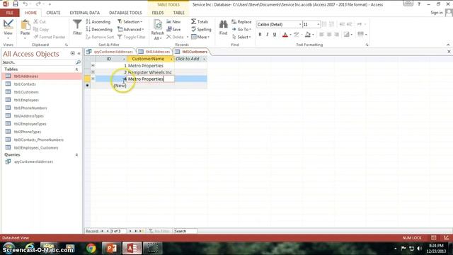 12. Filtering Our Data (Programming In Microsoft Access 2013)