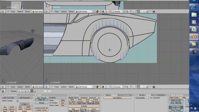 Blender Car Panel Modeling Tutorial #5 - Detomaso Pantera: Part 1